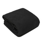 Koc Casablanca mikroflanela 150x200 cm Czarny