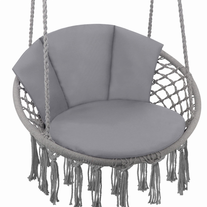 Poduszka LUNA BIZU Oxford 60x100 cm Jasny Szary