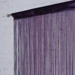 Firanka Spaghetti satyna tunel 90x200 Fiolet