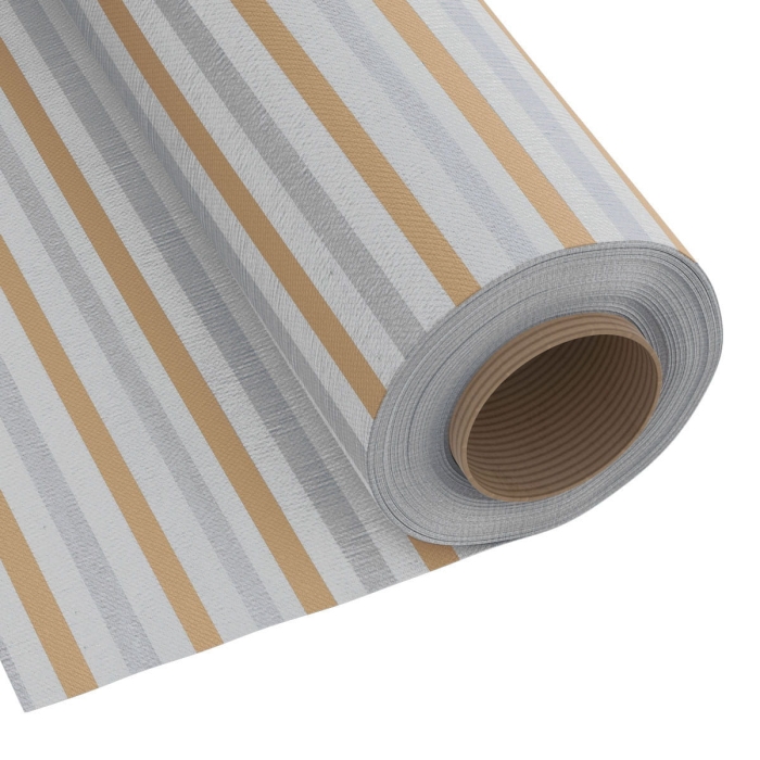 Tkanina Dekoracyjna Happy Duże Pasy 280 cm Beż