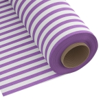 Tkanina Dekoracyjna Happy Paski 280cm Fiolet