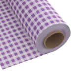 Tkanina Dekoracyjna Happy Krata 280 cm Fiolet