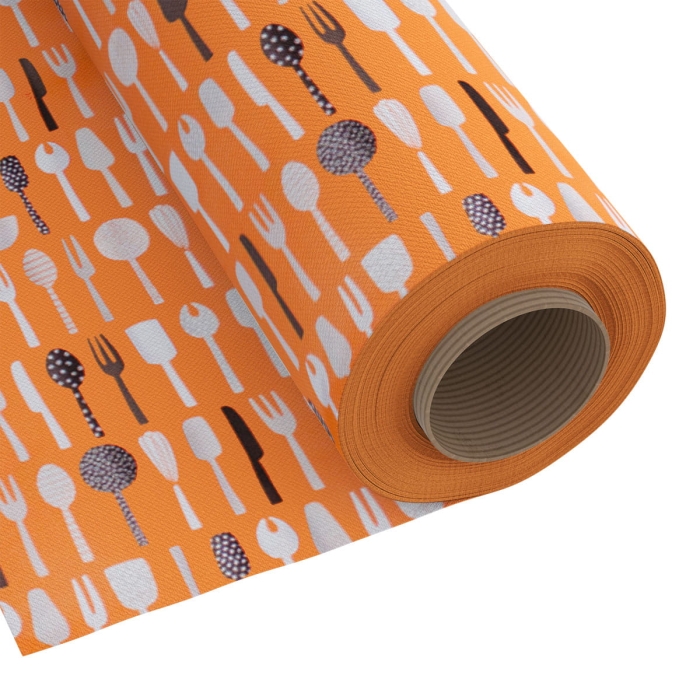 Tkanina Dekoracyjna Kitchen - 280 cm Pomarańczowa