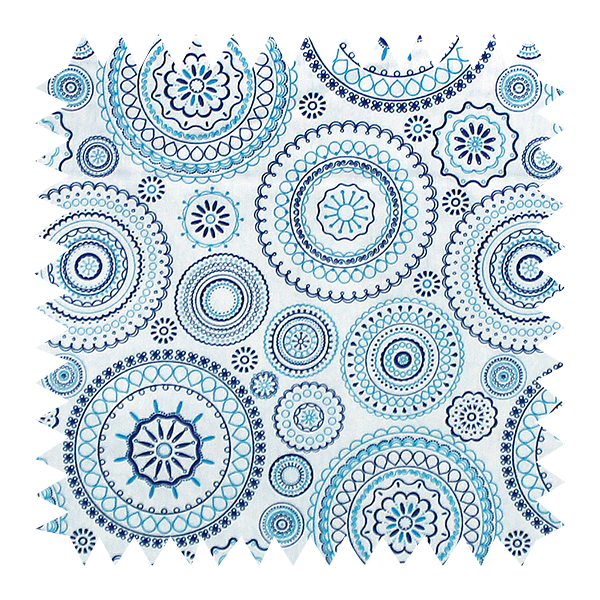 Tkanina Dekoracyjna Luna Koła  - 280 cm Turkus