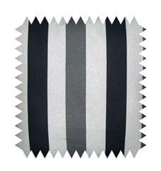 Tkanina Dekoracyjna CUBA Pasy XL 280 Szary + Czarn