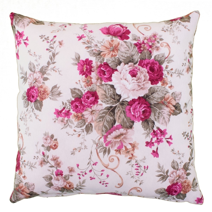 Poduszka Cleo 40x40 Blumen Bordo