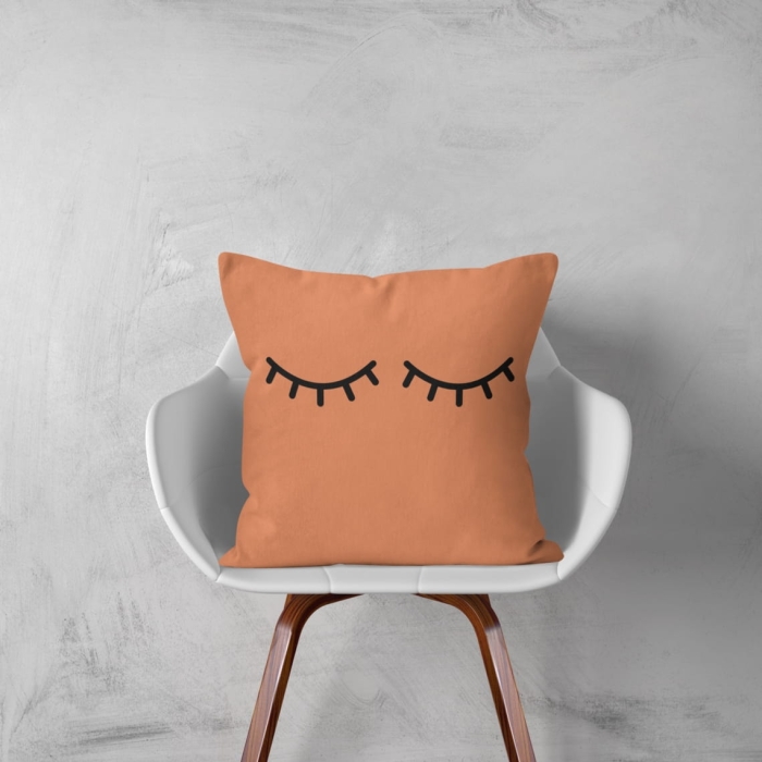 Poszewka Jess Lashes 40x40 cm Pomarańcz 204