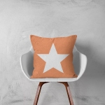 Poszewka Estrella Gwiazda bawełna 40x40 Pomarańcz
