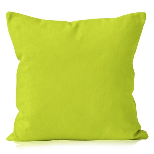 Poduszka Comfy bawełna 45x45 cm Zieleń / Limonka