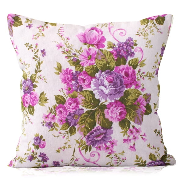 Poszewka dekoracyjna JESS  Blumen Fiolet 45x45 cm