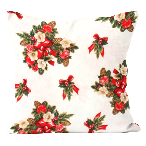 Poszewka dekoracyjna Świąteczny stroik 40x40 cm