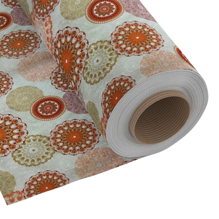 Tkanina Dekoracyjna Mandala 280 cm Pomarańcz
