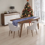 Bieżnik dekoracyjny 40x135 CM LUXURY Shiny Granat