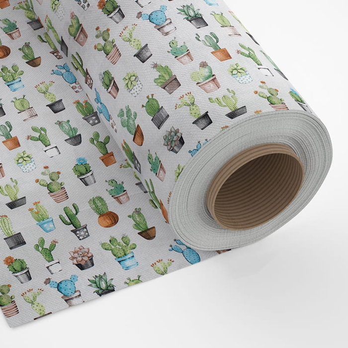 Tkanina Dekoracyjna Kaktus Cactus In Pot 280 cm