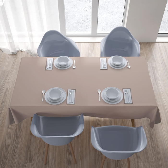 Obrus dekoracyjny Loneta #704 135x180 ciepły szary