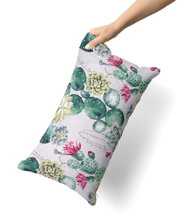 Poszewka Jess Kaktusy Eden Zielony 30x50