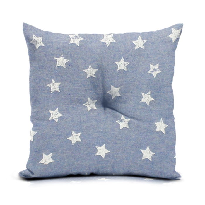 Poduszka Lari Jeans Gwiazdki 45x45 cm