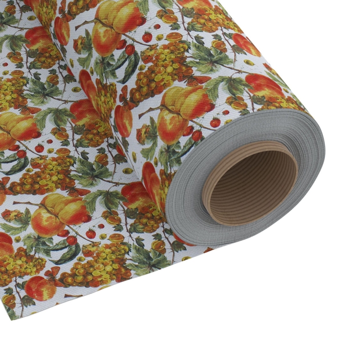 Tkanina Dekoracyjna Fruits Owoce  280cm Pomarańcz