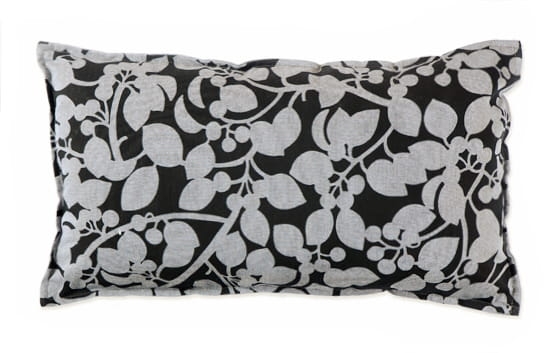 Poszewka Folium Kwiaty 30x50 Szary