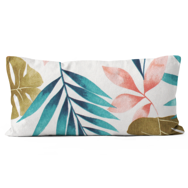 Poszewka dekoracyjna Pink Leaves 30x50 cm