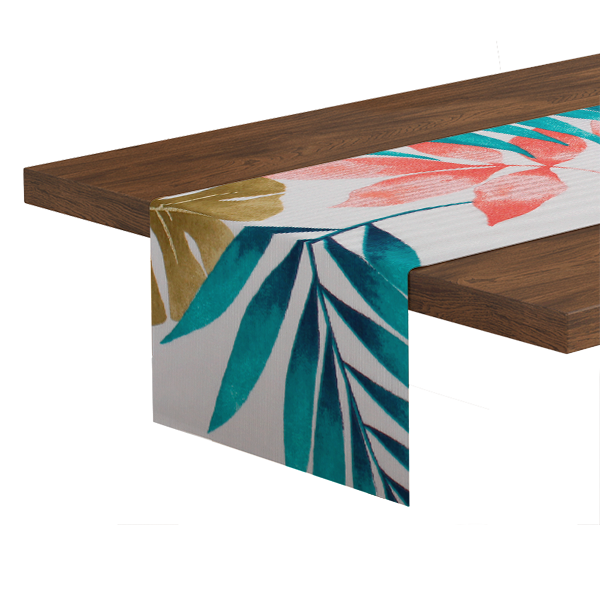 Bieżnik dekoracyjny  Pink Leaves 40x135 cm