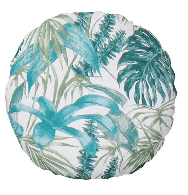 Poduszka Round Okrągła Botanic Green Liście 50 cm