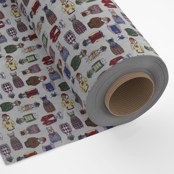 Tkanina Dekoracyjna Dogs 280cm Multikolor