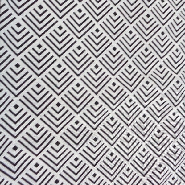 Tkanina Dekoracyjna POSITIVO Wzór Geo 280cm Biały