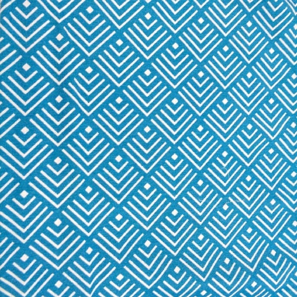 Tkanina Dekoracyjna POSITIVO Wzór Geo 280cm Niebie