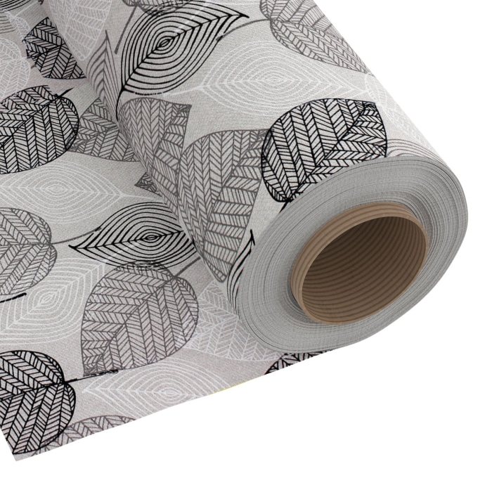 Tkanina Dekoracyjna Liście Brokat 280 cm