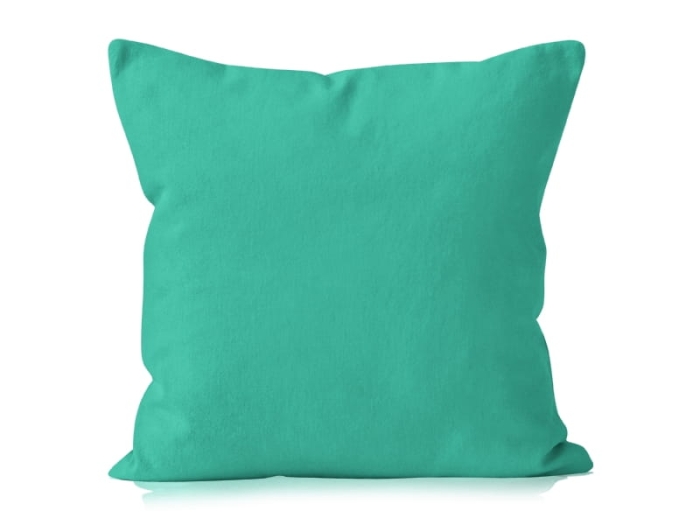 Poszewka JESS  loneta 607 40x40 ciemna  mięta