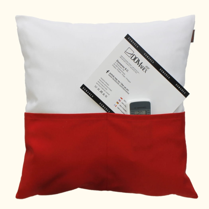 Poduszka Pilot biało-czerwona MŚ 2018 45x45