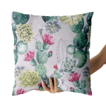 Poduszka Cleo Kaktusy Eden Zielony 40x40