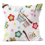 Poszewka dekoracyjna Sowy Folk 50x60 cm