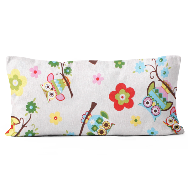 Poszewka dekoracyjna Sowy Folk 30x50 cm