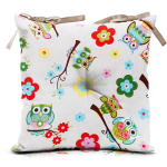 Poduszka silla  Sowy Folk 45x45 cm