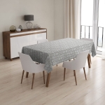 Obrus dekoracyjny Białe bombki 135x180 cm