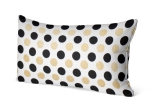 Poszewka Brilliant Kropki Czar-Złote 30x50