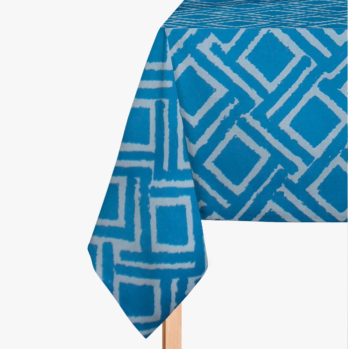 Obrus dekoracyjny JANE Premium niebieski 135x180 c