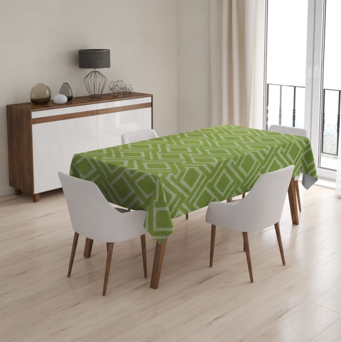 Obrus dekoracyjny JANE Premium zieleń 135x250 cm