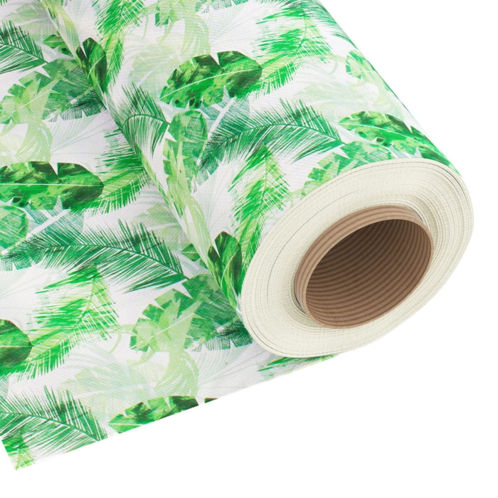 Tkanina Dekoracyjna Liście Bananowca 280 cm Zielon