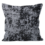 Poszewka dekoracyjna 40x40 CM LUXURY Shiny Czarny