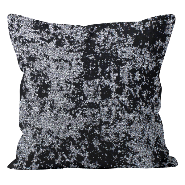 Poszewka dekoracyjna 40x40 CM LUXURY Shiny Czarny