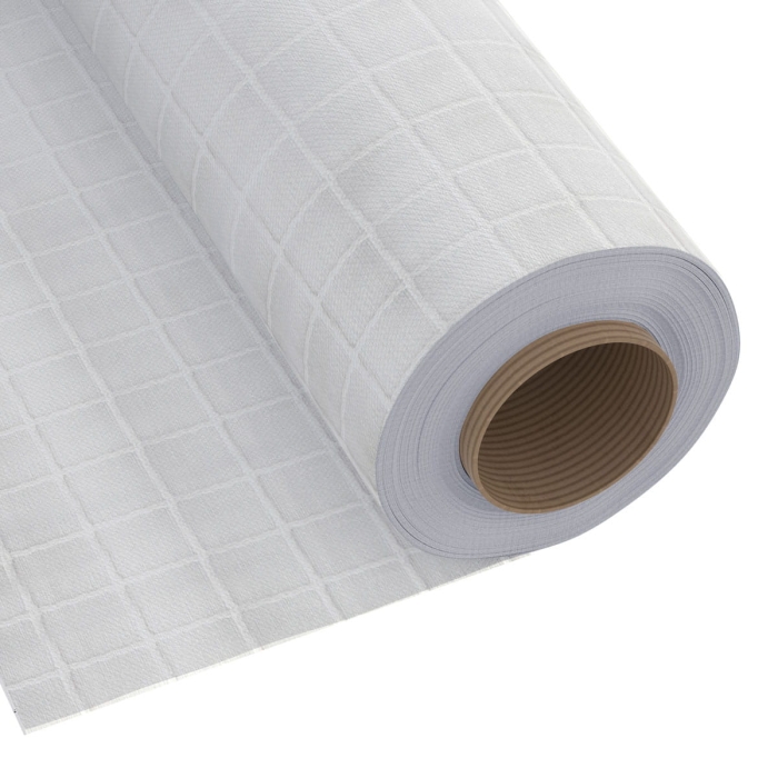 Tkanina Dekoracyjna Colomba Krata 280 cm Biały