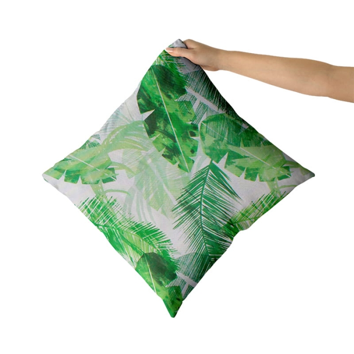 Poduszka Cleo Zielone liście bananowca 40x40 cm