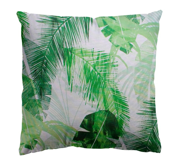Poduszka Cleo Zielone liście bananowca 45x45 cm