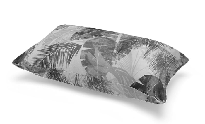 Poszewka dekoracyjna Szare liście bananowca 30x50
