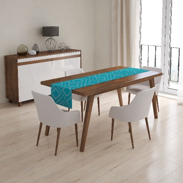 Bieżnik dekoracyjny JANE Premium turkus 40x90 cm