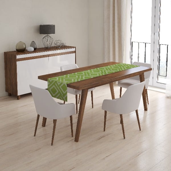 Bieżnik dekoracyjny JANE Premium zieleń 40x90 cm