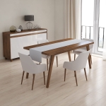 Bieżnik dekoracyjny Loneta 91 40x90 biały